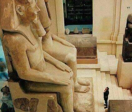 Statue of Amenhotep III and Queen Tiye